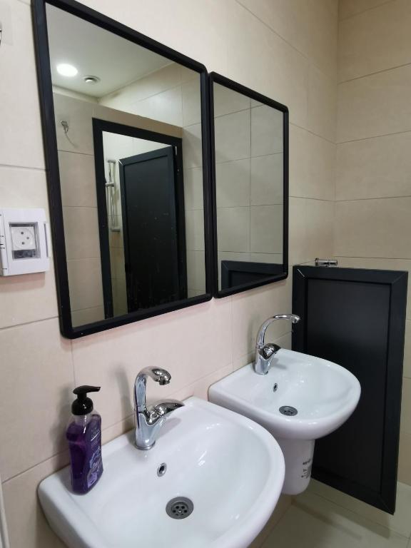 Koupelna v ubytování Ramallah Hostel