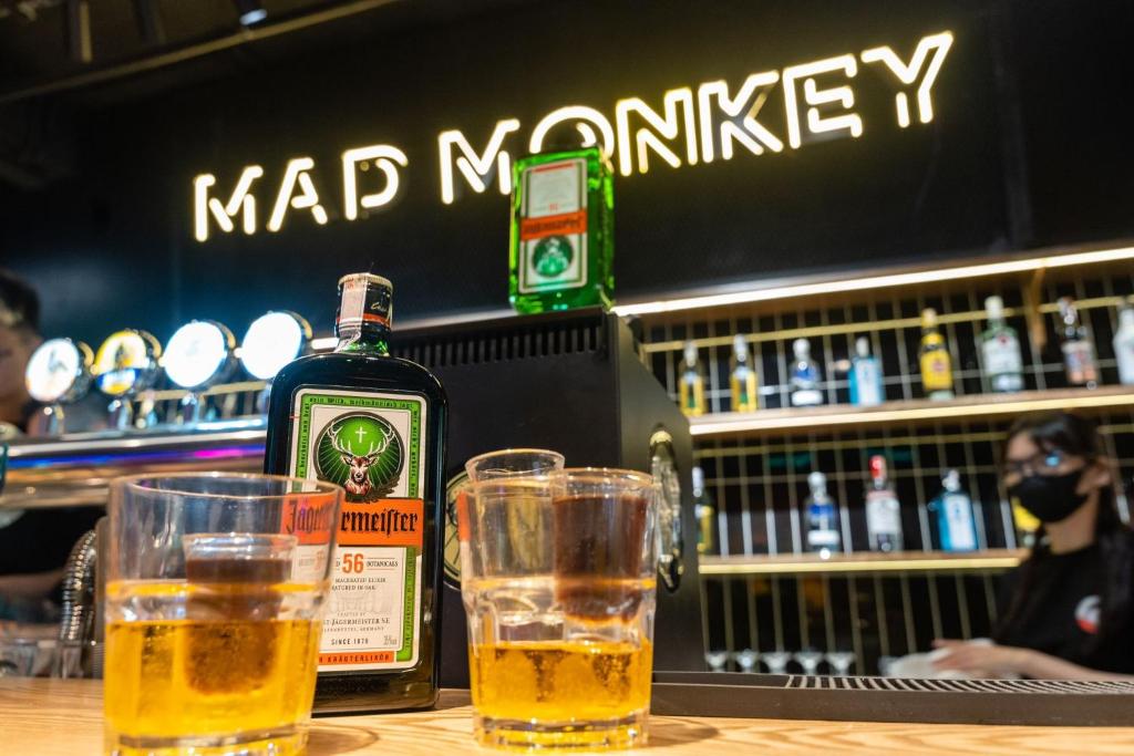 Nápoje v ubytování Mad Monkey Hanoi Hostel