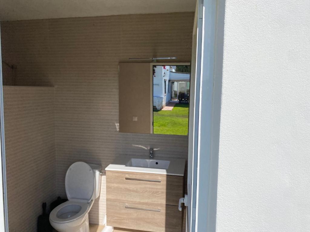 Kúpeľňa v ubytovaní chalet al-alba