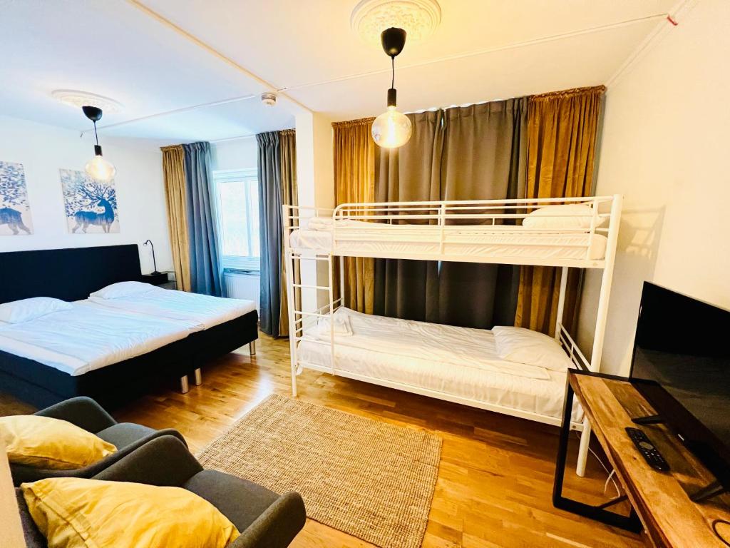 Postel nebo postele na pokoji v ubytování Hotell Siesta