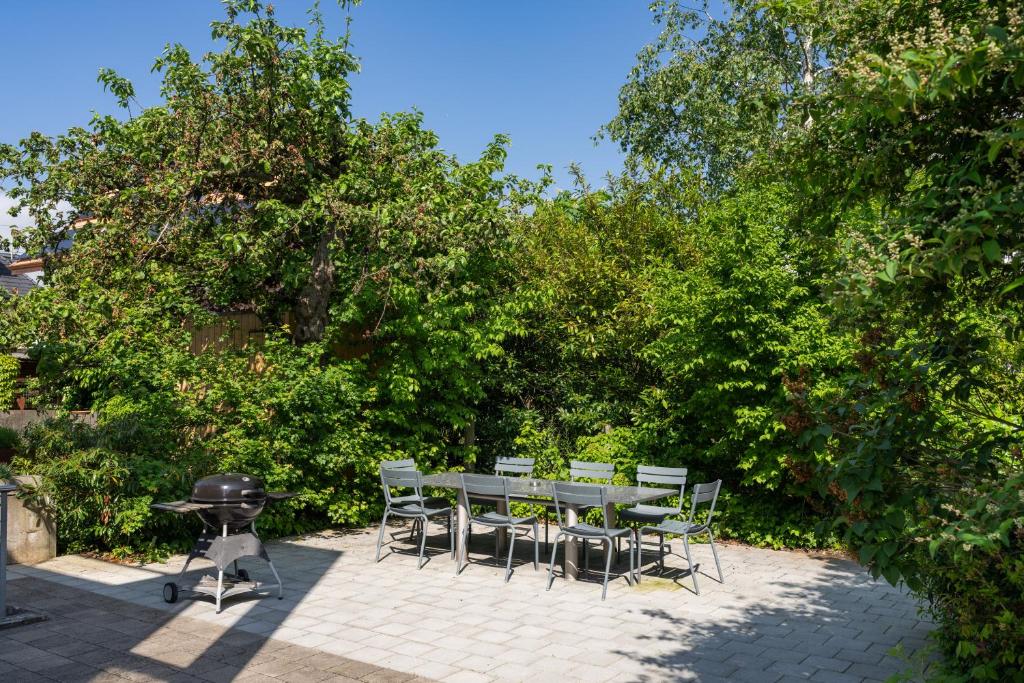 Zahrada ubytování Urban Cube mit Sauna
