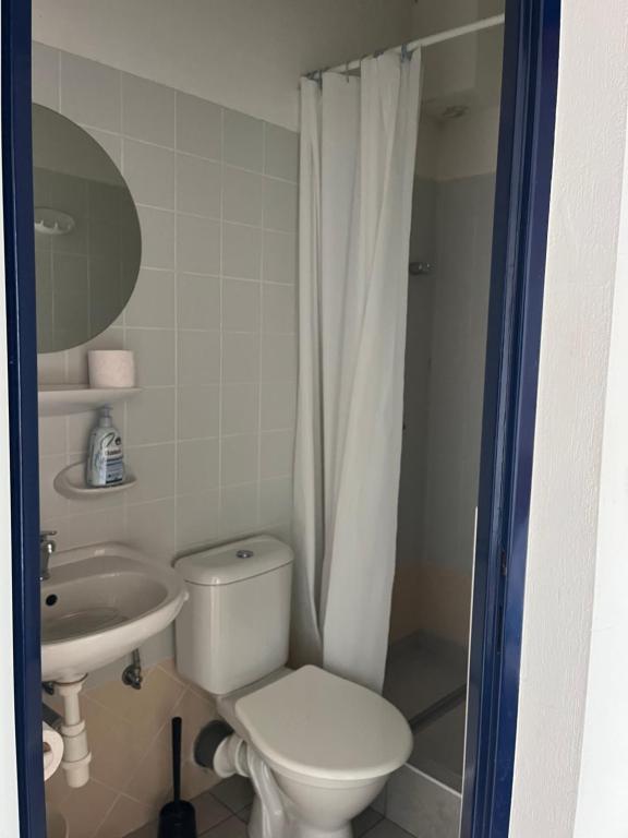 Koupelna v ubytování Chata TARGET Senec