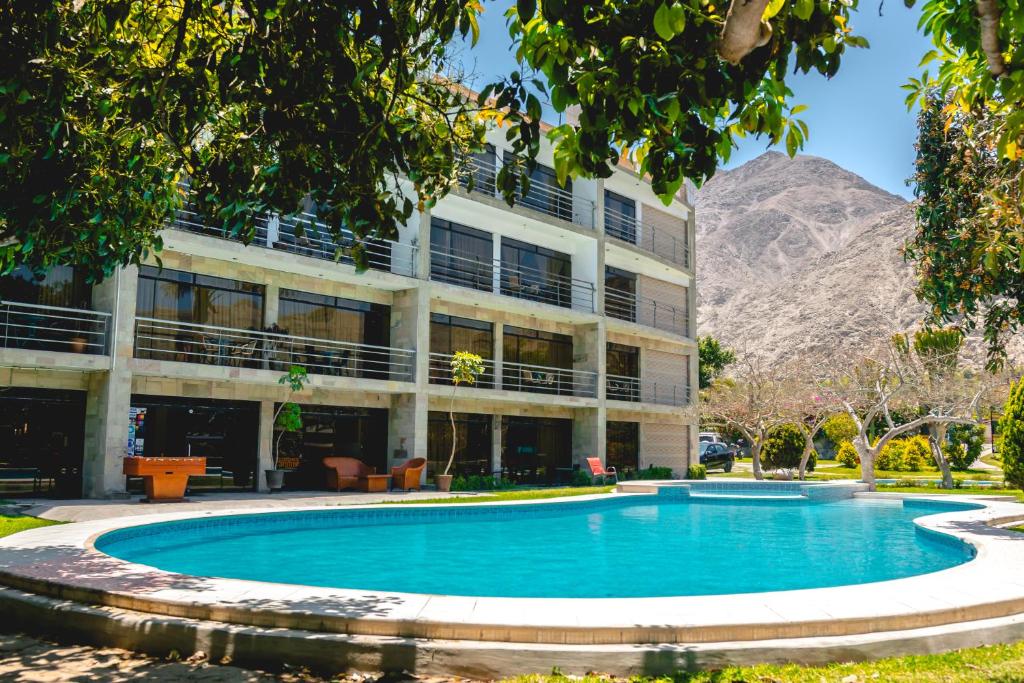 Bazén v ubytování Hotel Rumi Wasi nebo v jeho okolí