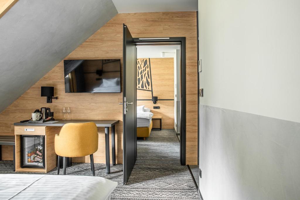 TV a/nebo společenská místnost v ubytování Amenity Hotel & Resort Orlické hory