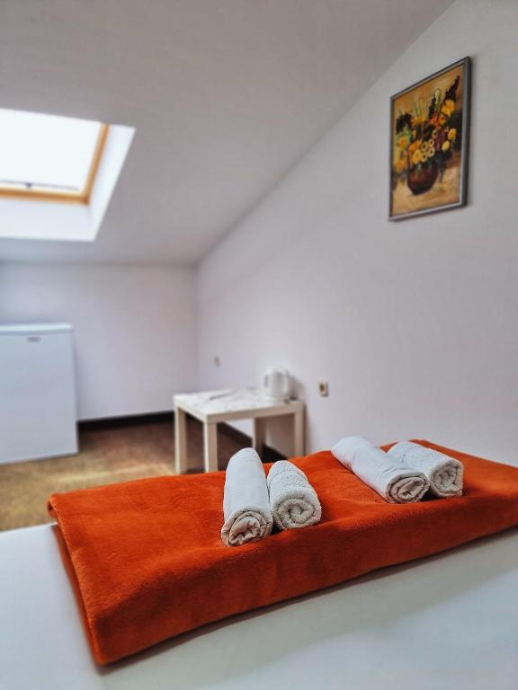Postel nebo postele na pokoji v ubytování Guest house Davorka