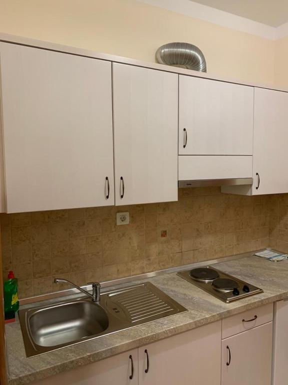 Kuchyňa alebo kuchynka v ubytovaní Apartmani Dubrava