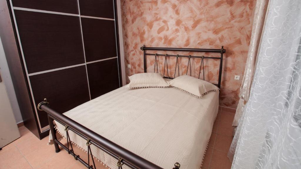 Postel nebo postele na pokoji v ubytování Marialena house