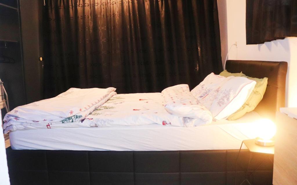 Postel nebo postele na pokoji v ubytování la lapia