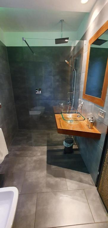Koupelna v ubytování Casa vacanze Tredis