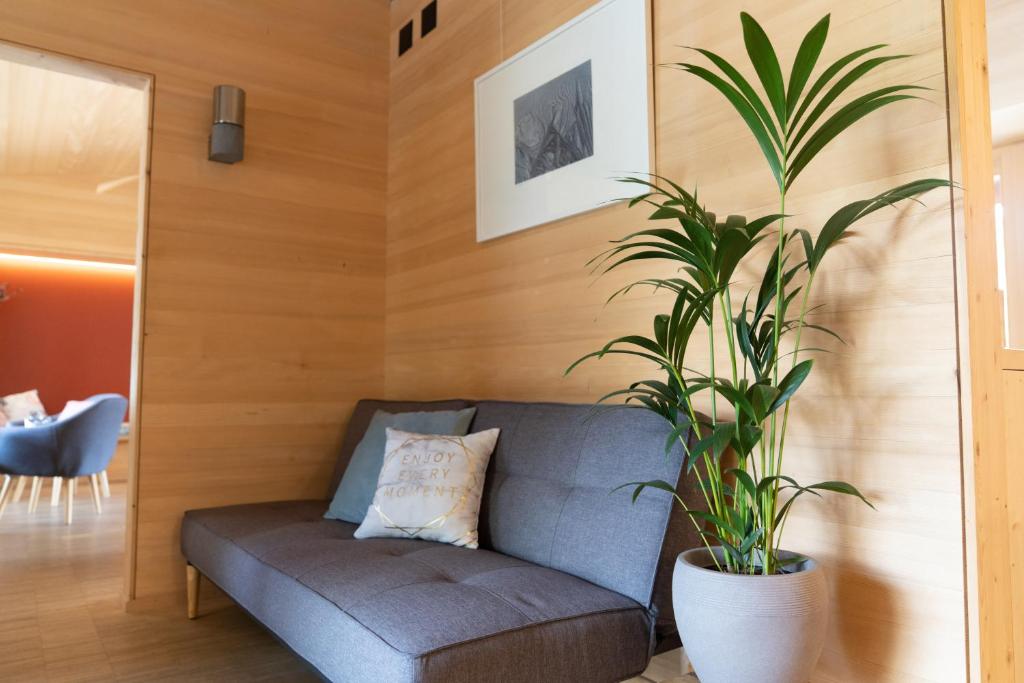 Posezení v ubytování Naturfreunde Hostel Grindelwald