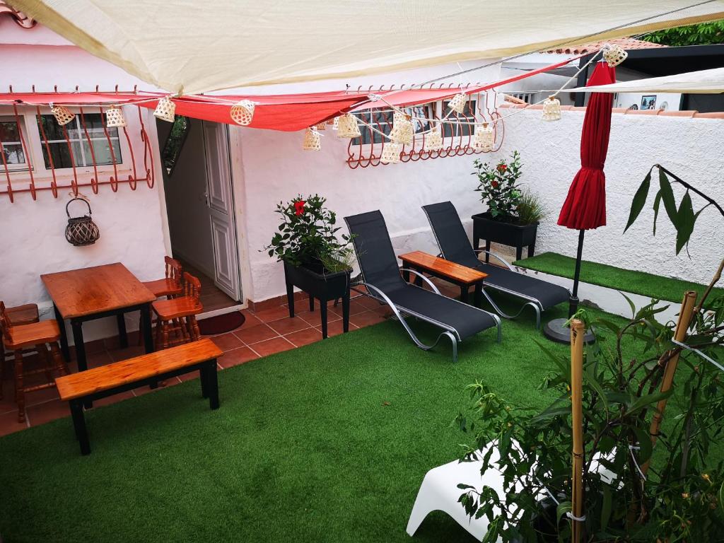 Posezení v ubytování Casa Cosy Yumbo