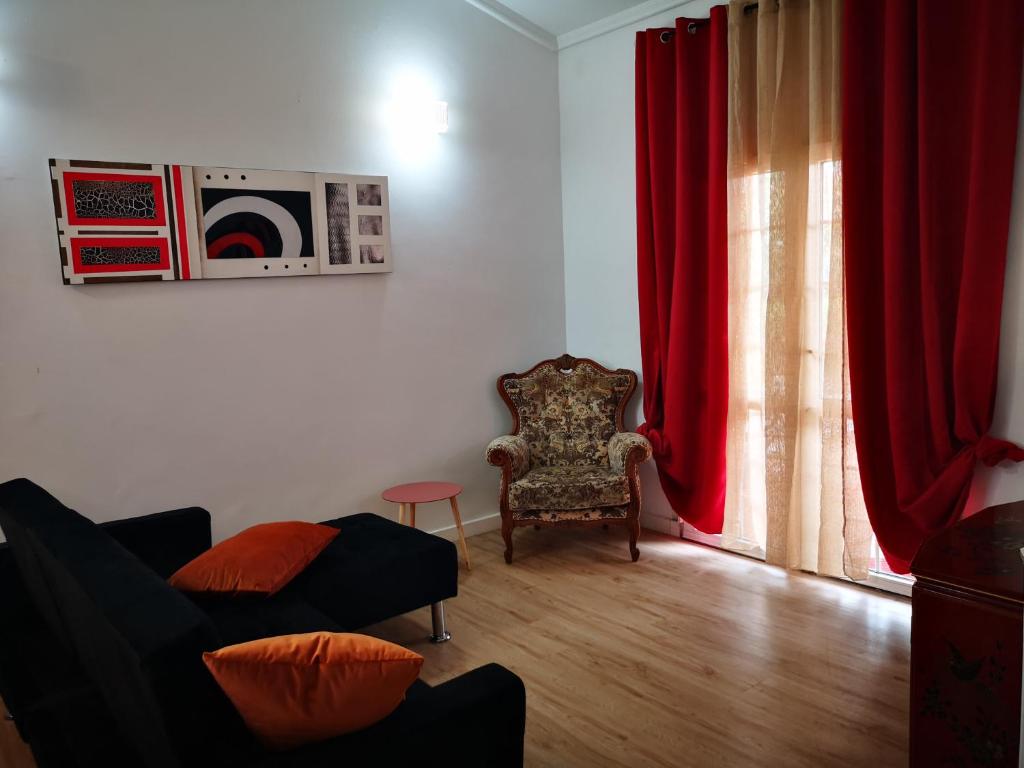 Posezení v ubytování Casa Cosy Yumbo