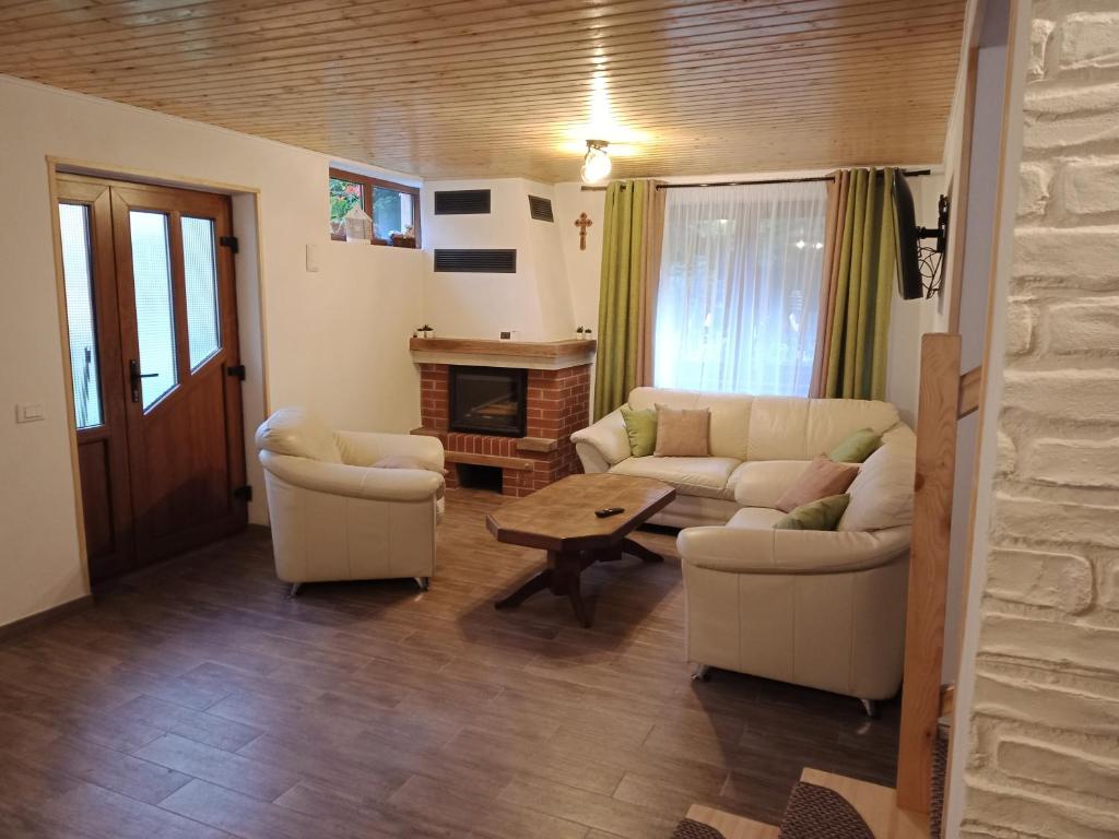 Posezení v ubytování Casa Iulia & Matei