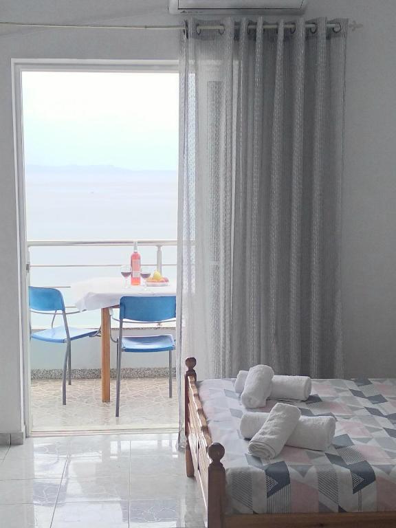 Postel nebo postele na pokoji v ubytování NaDim rooms