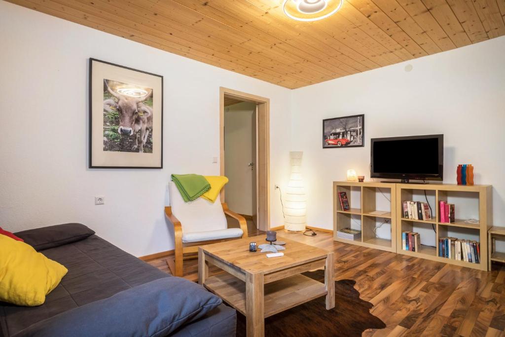 TV a/nebo společenská místnost v ubytování Tobelbach