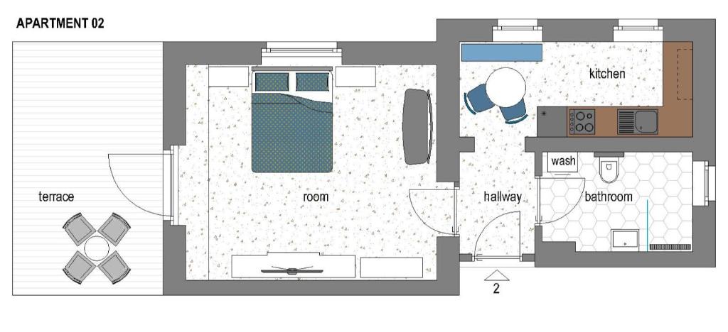 Půdorys ubytování NEW G&P Villa - Free Parking