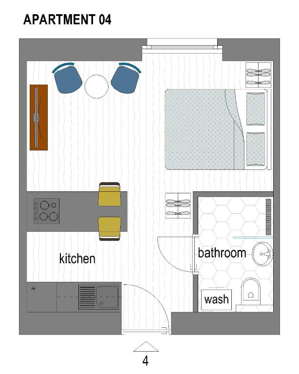 Půdorys ubytování NEW G&P Villa - Free Parking