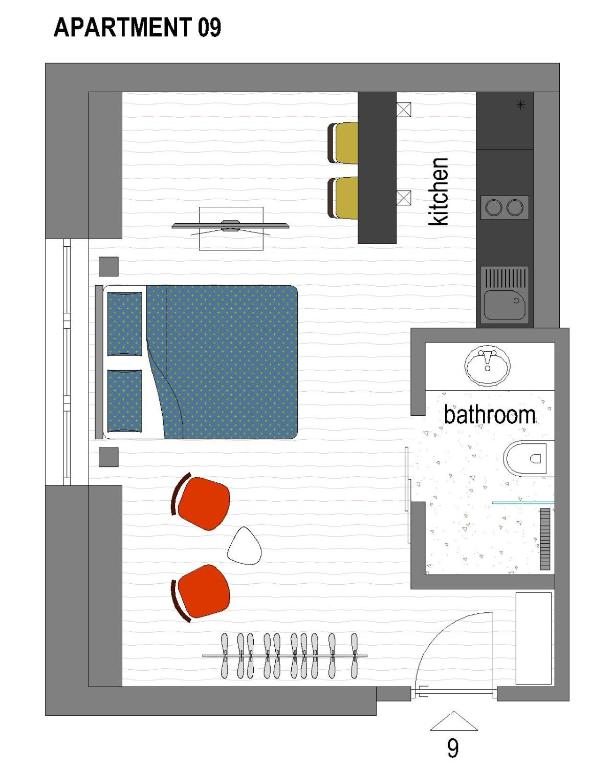 Půdorys ubytování NEW G&P Villa - Free Parking