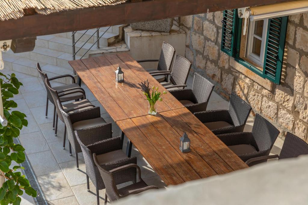 Patio nebo venkovní prostory v ubytování Joe