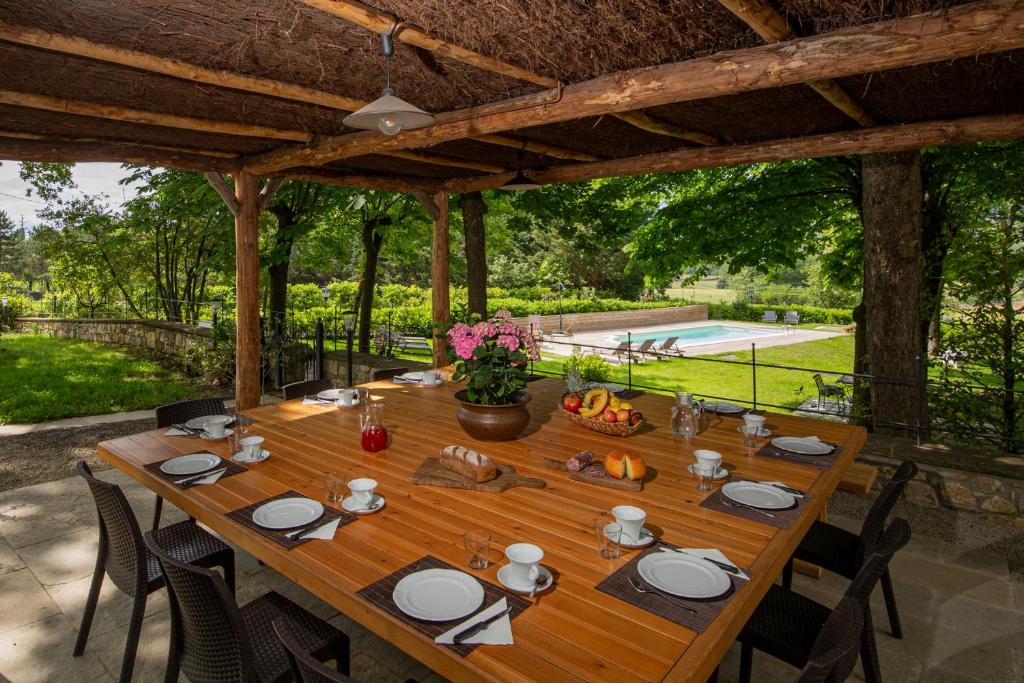 Bazén v ubytování L'Arboreto nebo v jeho okolí