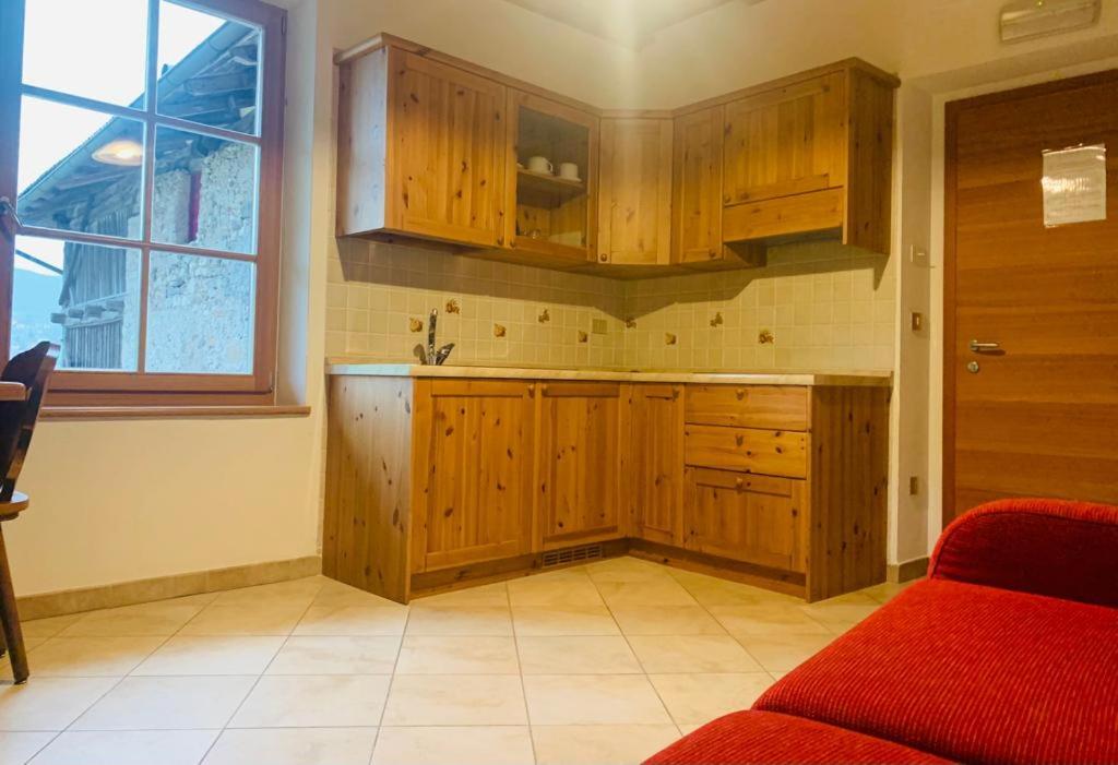 Kuchyňa alebo kuchynka v ubytovaní Agritur Maso Forcola