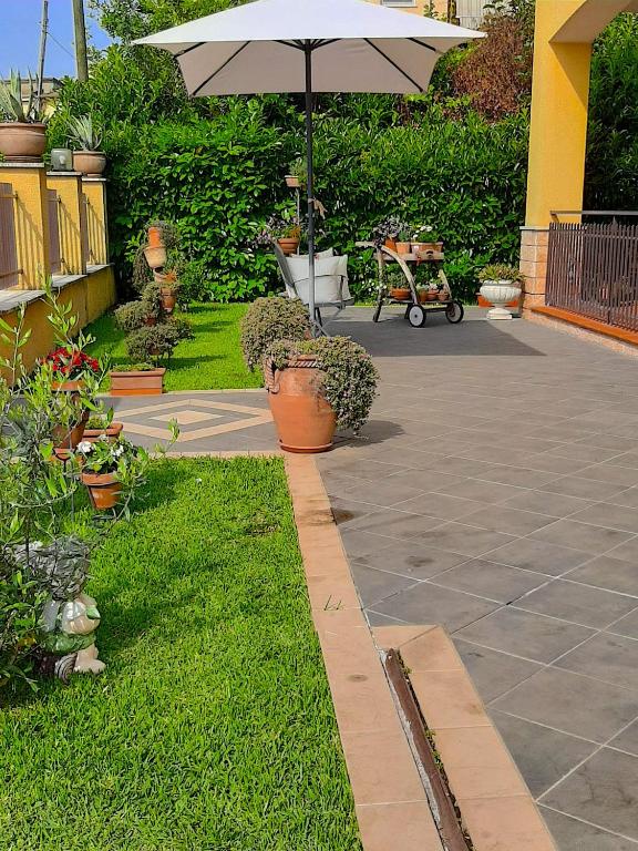 Zahrada ubytování B&B Le Camerette di Edda