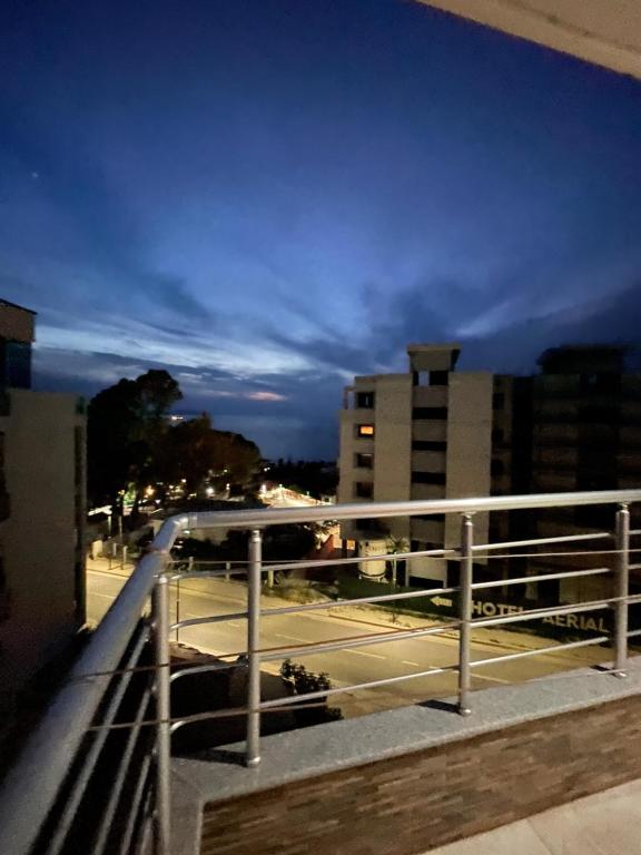 Balkón nebo terasa v ubytování New Donantelo Hotel