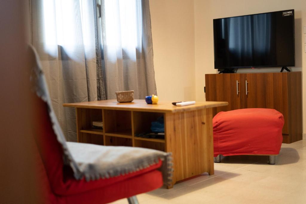 TV a/nebo společenská místnost v ubytování kazaplagia
