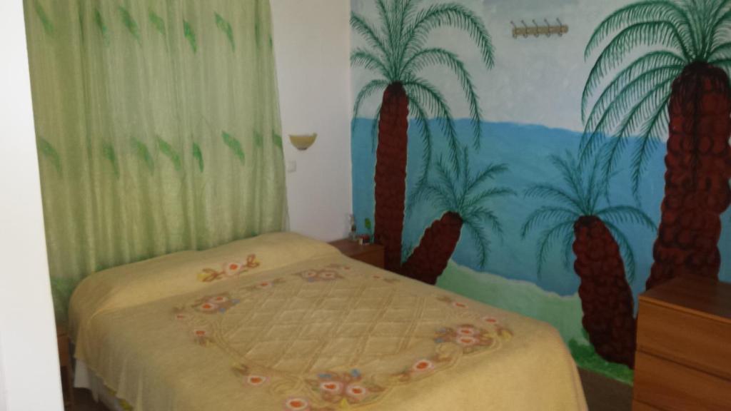 Postel nebo postele na pokoji v ubytování Galini Apartments