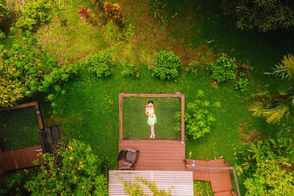 Taman di luar Bambuda Lodge