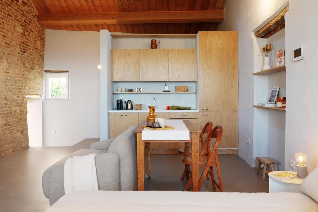 Kuchyň nebo kuchyňský kout v ubytování Casa Cunicchio