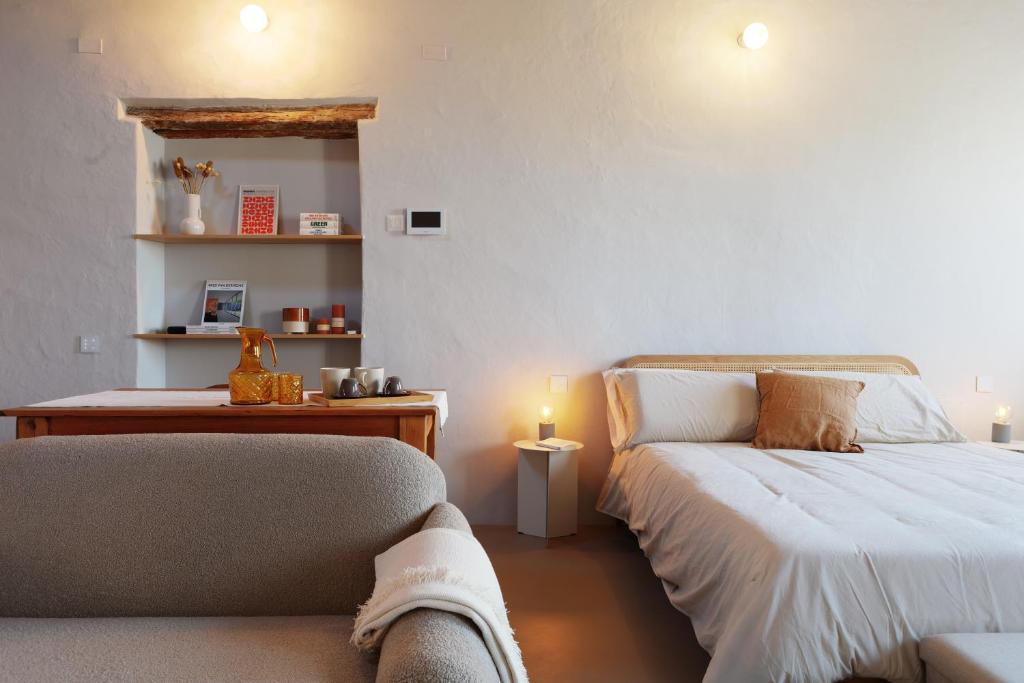 Postel nebo postele na pokoji v ubytování Casa Cunicchio