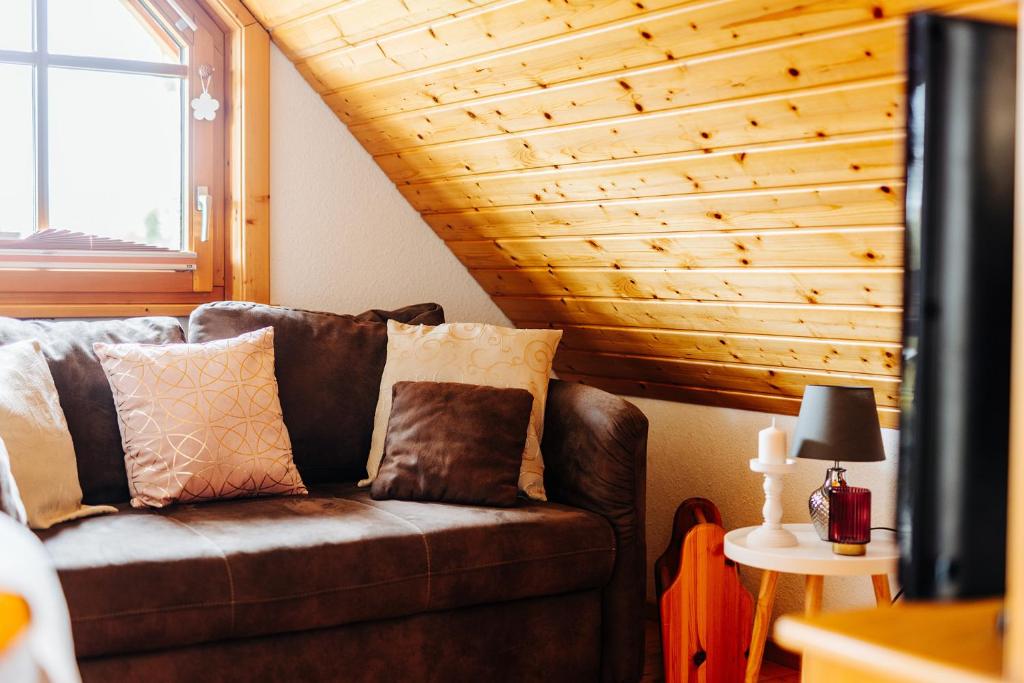 Posezení v ubytování Ferienhaus Nora