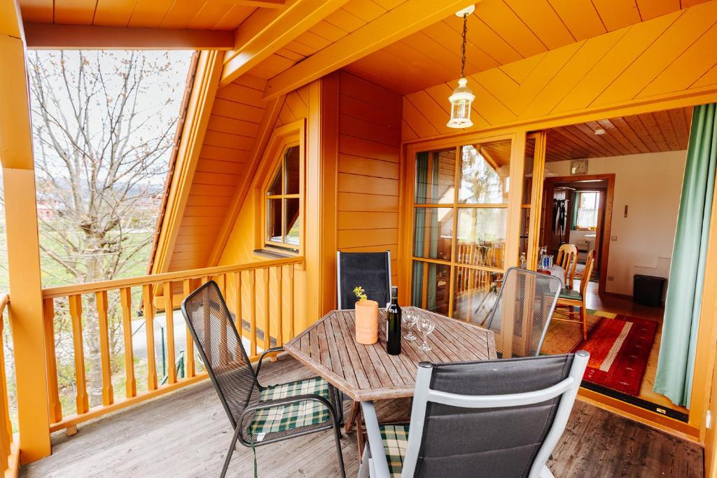 Posezení v ubytování Ferienhaus Nora