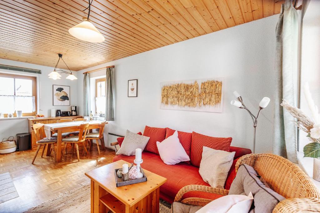 Posezení v ubytování Ferienhaus Nora