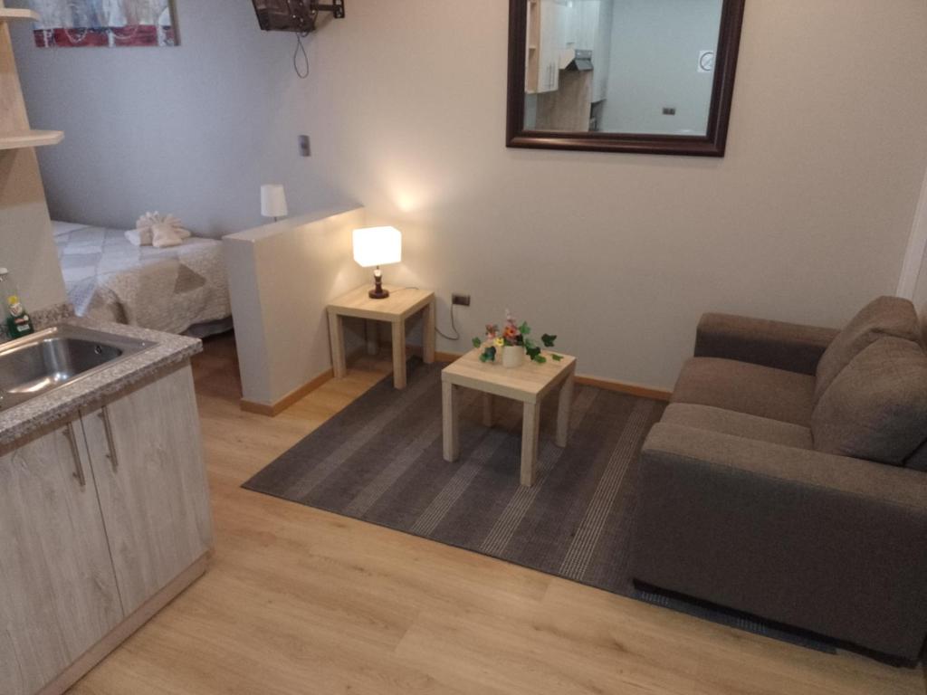 Posezení v ubytování Apart Hotel Campos Rancagua