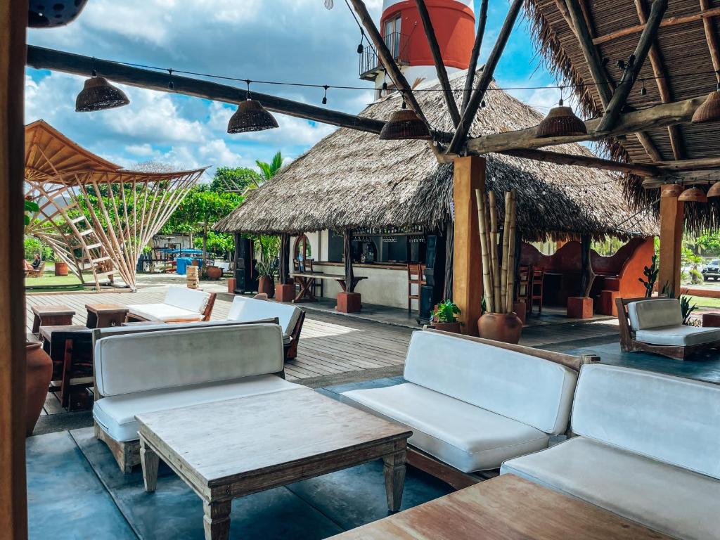 Restaurace v ubytování El Sitio de Playa Venao