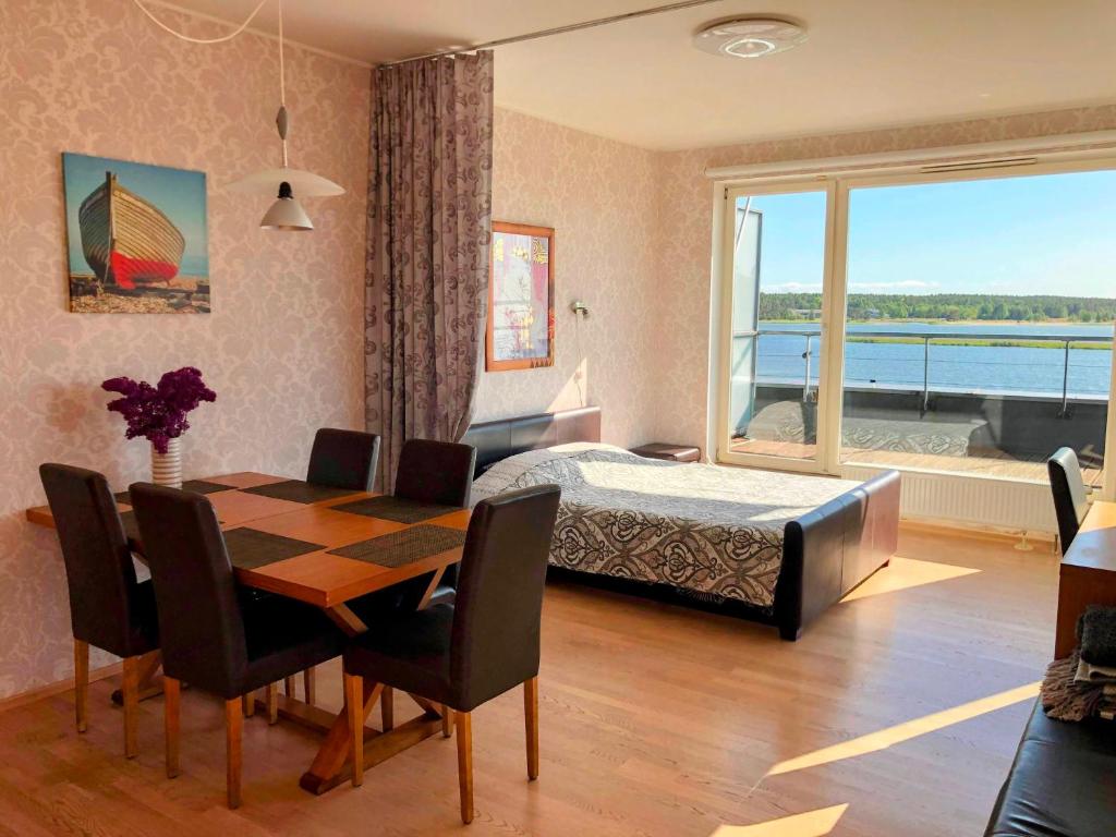Posezení v ubytování Sunset Dream Apartment with a panoramic seaview