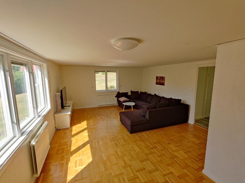 Posezení v ubytování Ferienhaus in Lönneberga