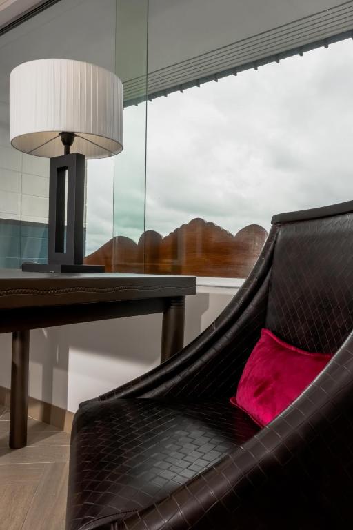 Posezení v ubytování Capricorn Hotel Suva