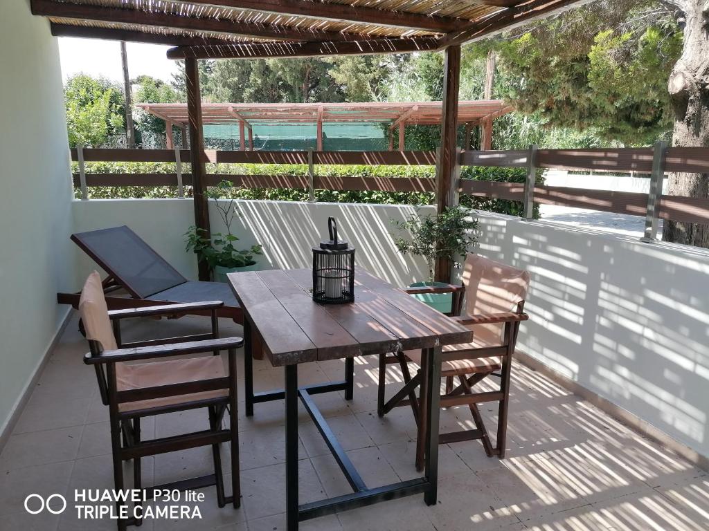 Balkon lub taras w obiekcie Green Apartments