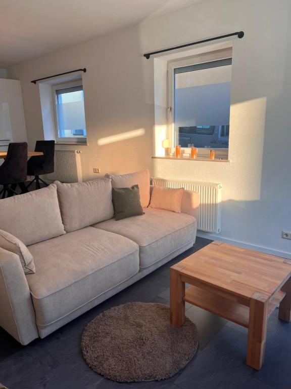 Posezení v ubytování Apartment für 6 Crailsheim Zentrum Netflix 300 Mbit Wlan