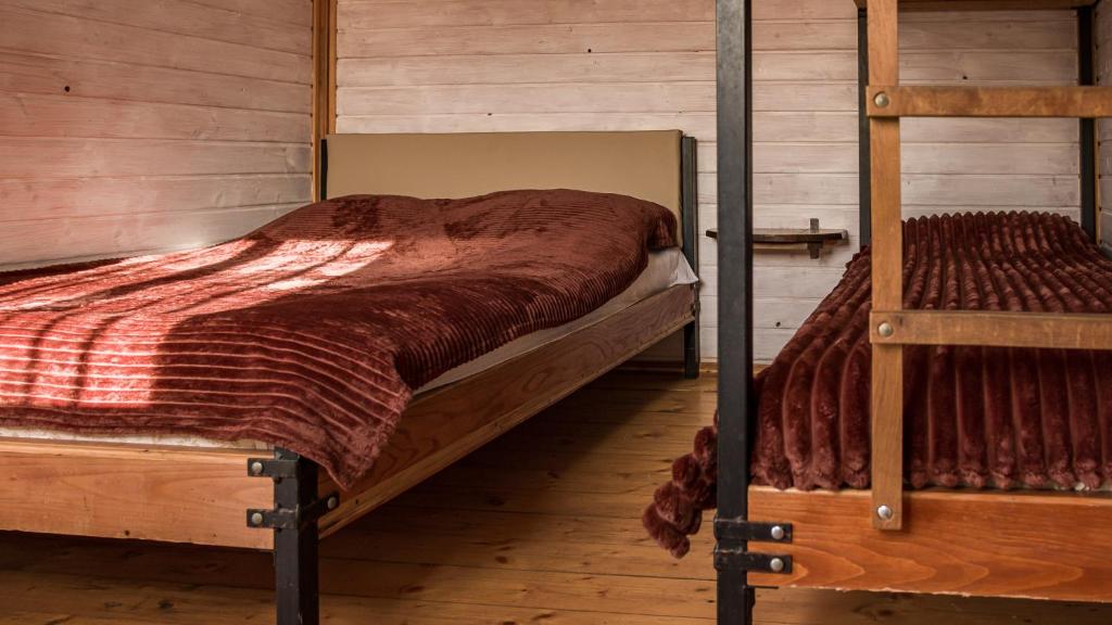 Postel nebo postele na pokoji v ubytování Каньон