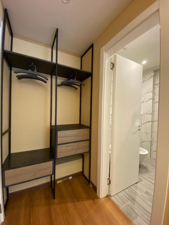 Koupelna v ubytování Peaky Hotel
