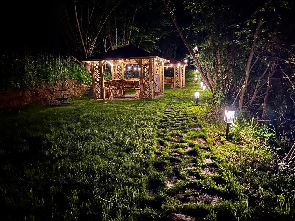 Zahrada ubytování Willa FOLK Pieniny