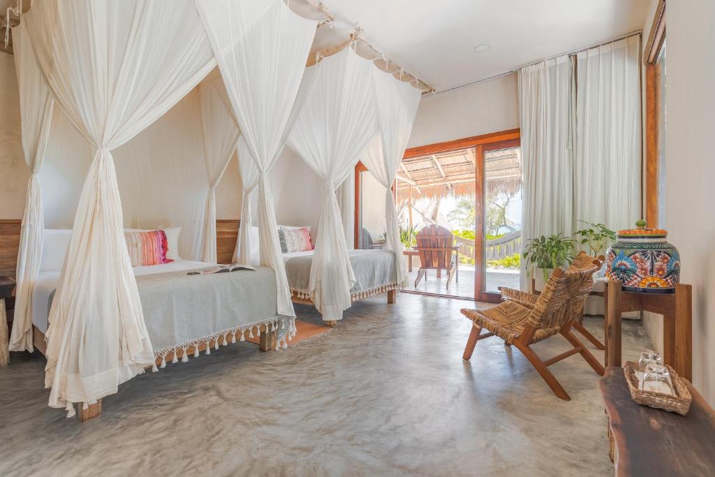 Ahau Tulum - Suite Junior Avec Vue Sur L'océan