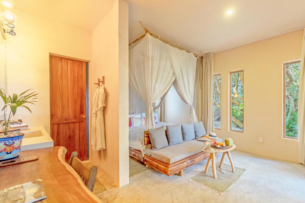 Ahau Tulum - Junior Suite Ocean View Au Niveau De La Plage
