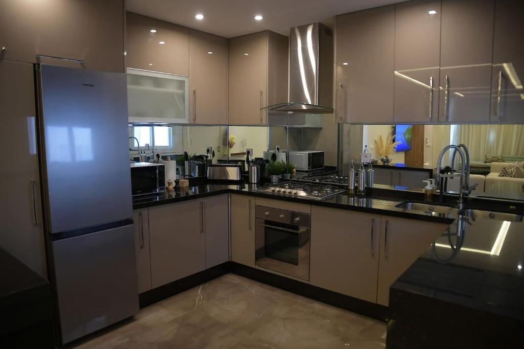 Kuchyň nebo kuchyňský kout v ubytování AKS Home appart 2 - CABONEGRO
