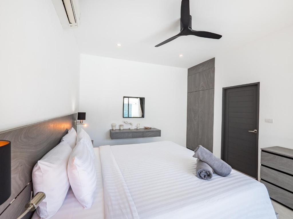 Postel nebo postele na pokoji v ubytování Villa Yana 2 bedrooms Lamai