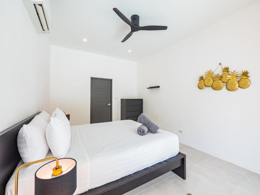 Postel nebo postele na pokoji v ubytování Villa Yana 2 bedrooms Lamai